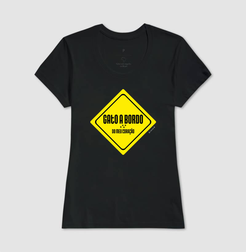 Camiseta Gato a Bordo - Afeto