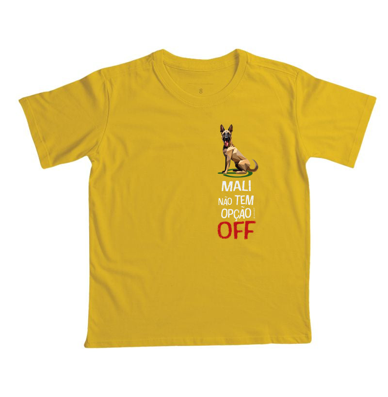 Camiseta Infantil Malinois Não Tem Off - Essência