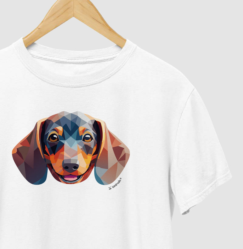 Camiseta Dachshund - Coleção Geoma