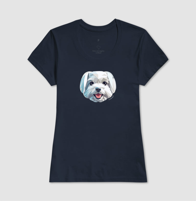 Camiseta Maltês - Coleção Geoma