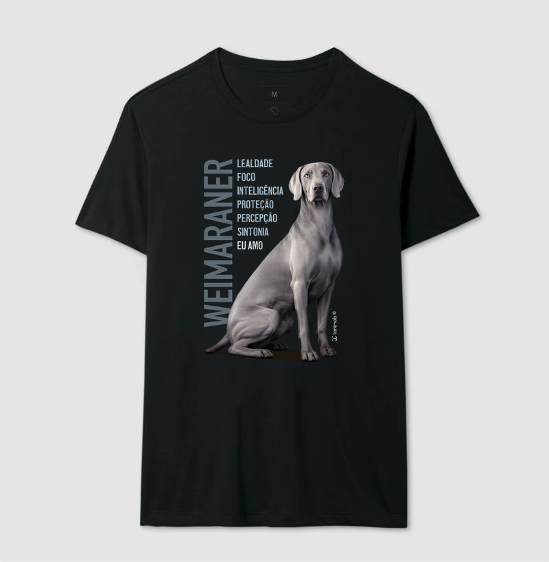 Camiseta Weimaraner Eu Amo - Essência