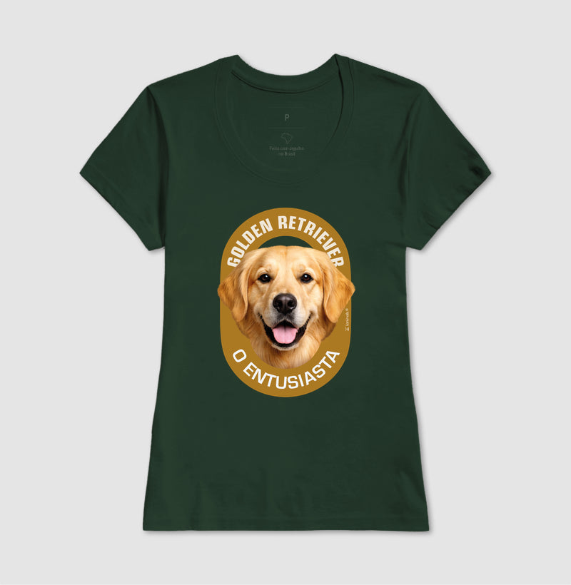Camiseta Golden Retriever O Entusiasta - Essência