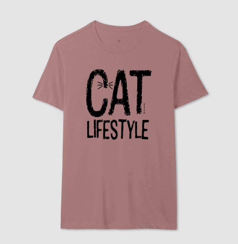 Camiseta Cat Lifestyle - Coleção AFETO