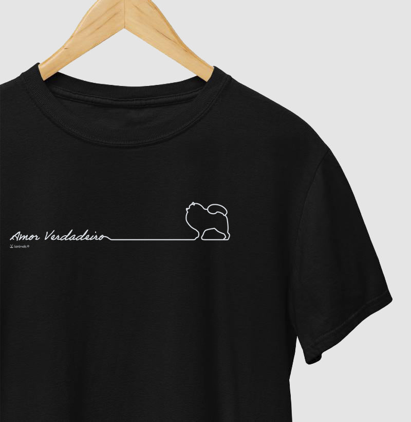 Camiseta Lulu da Pomerânia - Amor Verdadeiro