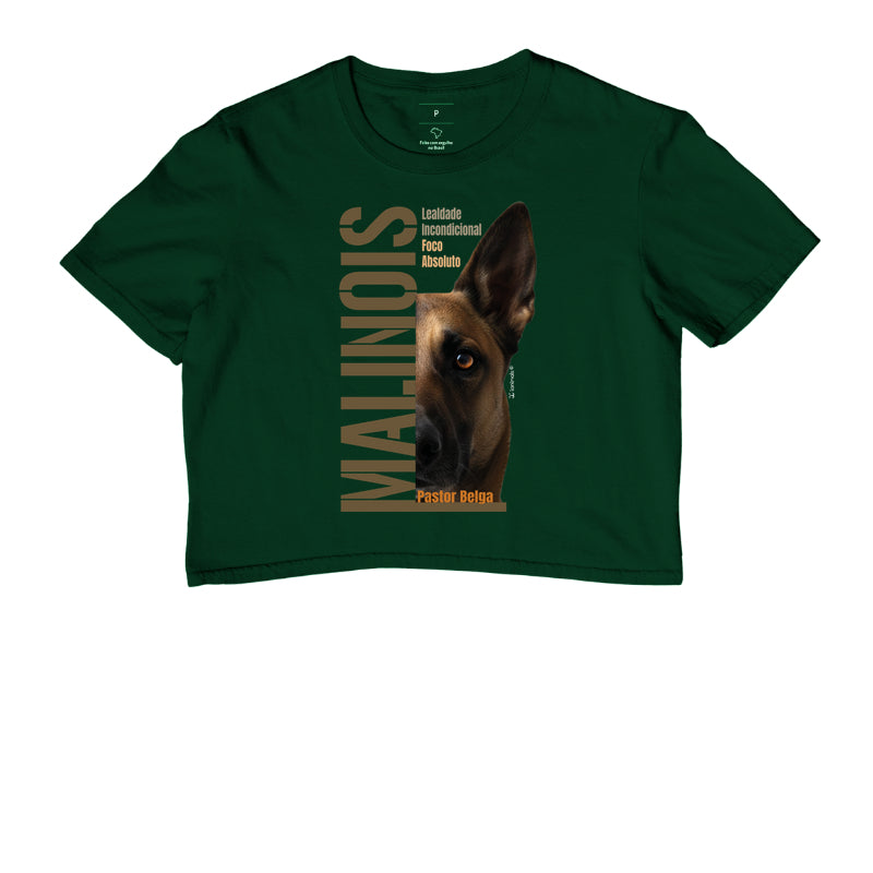 Camiseta Cropped Malinois Foco Absoluto - Essência