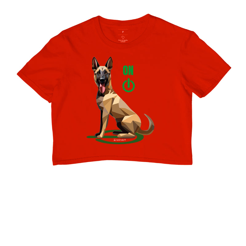 Moletom Cropped Malinois On - Essência