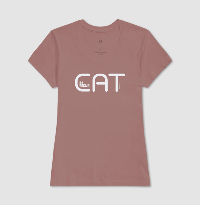 Camiseta Cat My Bestie - Afeto