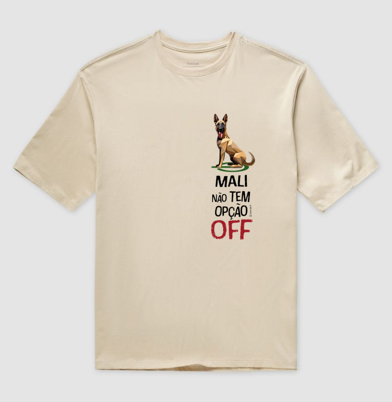 Camiseta Oversized Malinois Não Tem Off - Essência