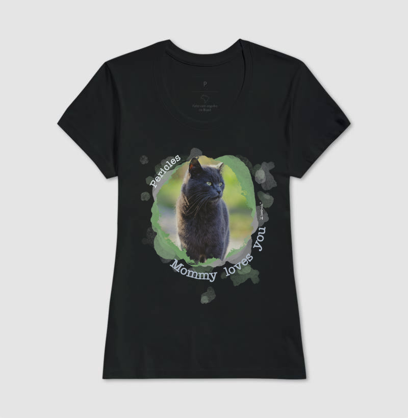 Camiseta Foto Pet - Fluid Splash - Personalizada | iAnimals