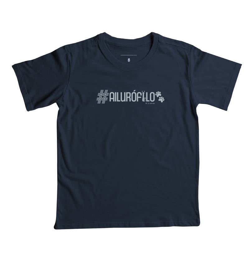 Camiseta #Ailurófilo (Infantil) - Coleção AFETO