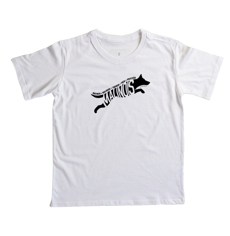 Camiseta Infantil Malinois Instinto - Essência