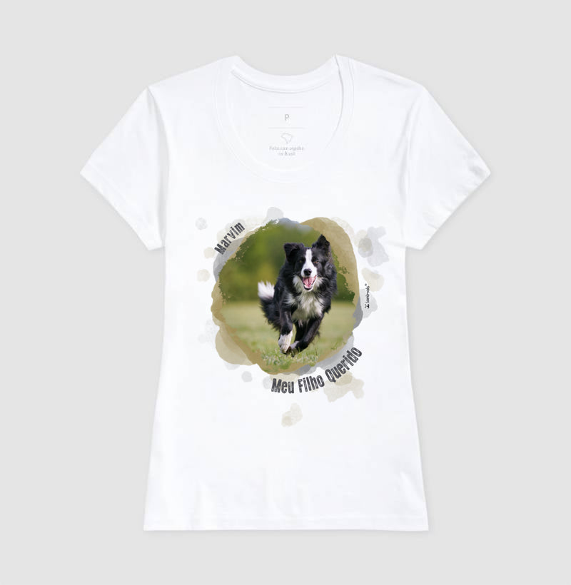Camiseta Foto Pet - Fluid Splash - Personalizada | iAnimals