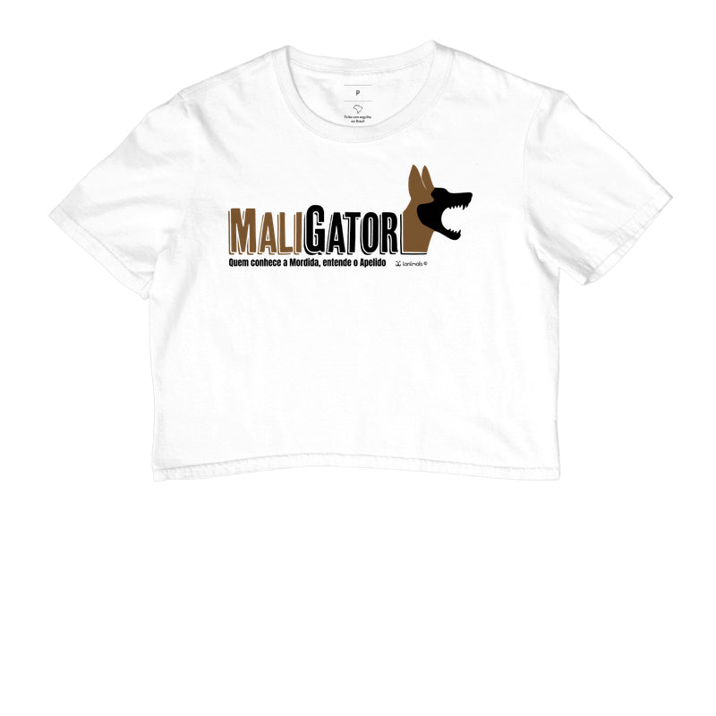 Camiseta Cropped Malinois Maligator - Essência