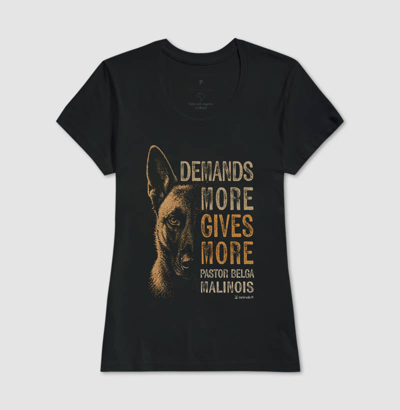Camiseta Malinois Gives More - Essência