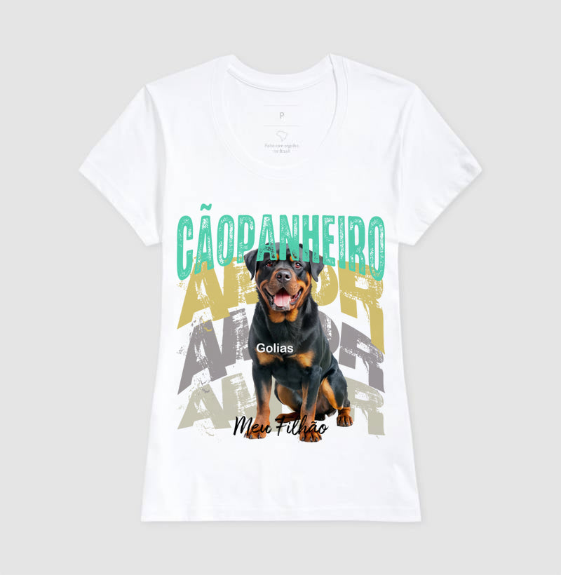 Camiseta Personalizada Bootleg Pets - até 6 fotos