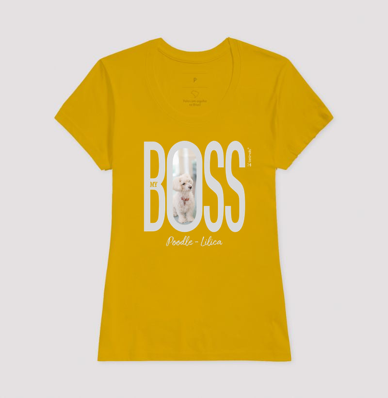 Camiseta My Pet My Boss - Personalizada iAnimals