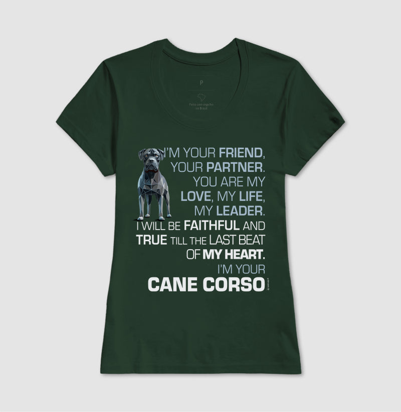 Camiseta Cane Corso Declação - Essência