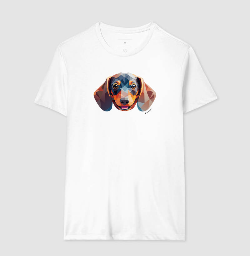 Camiseta Dachshund - Coleção Geoma