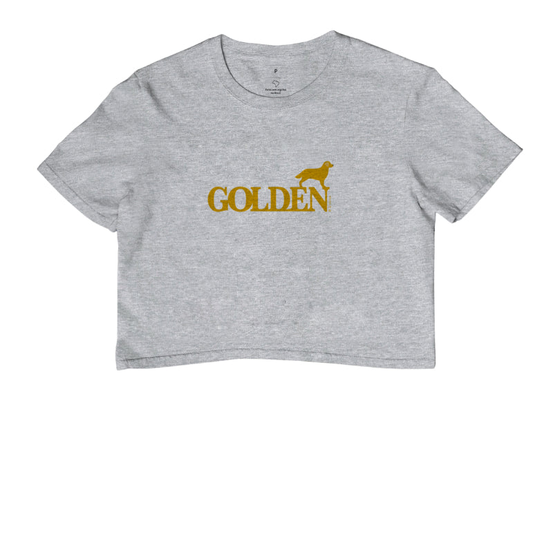 Camiseta Cropped Golden Retriever - Identidade