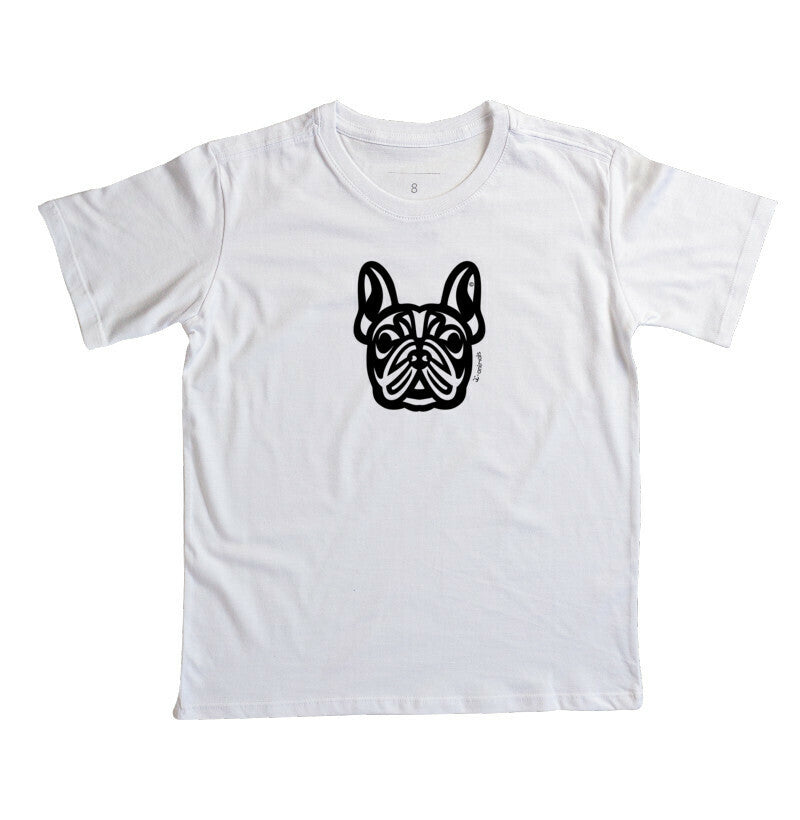 Camiseta Infantil Buldogue Francês - Tribal