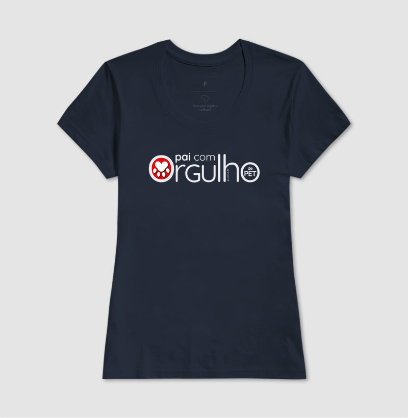 Camiseta Pai Com Orgulho - Afeto