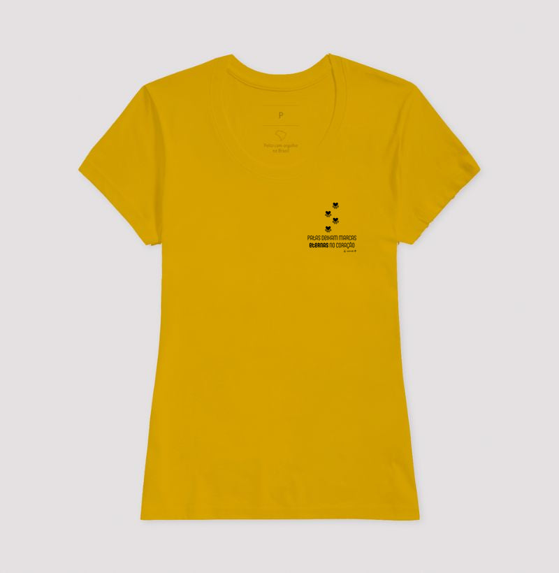 Camiseta Patas Deixam Marcas - Coleção Afeto