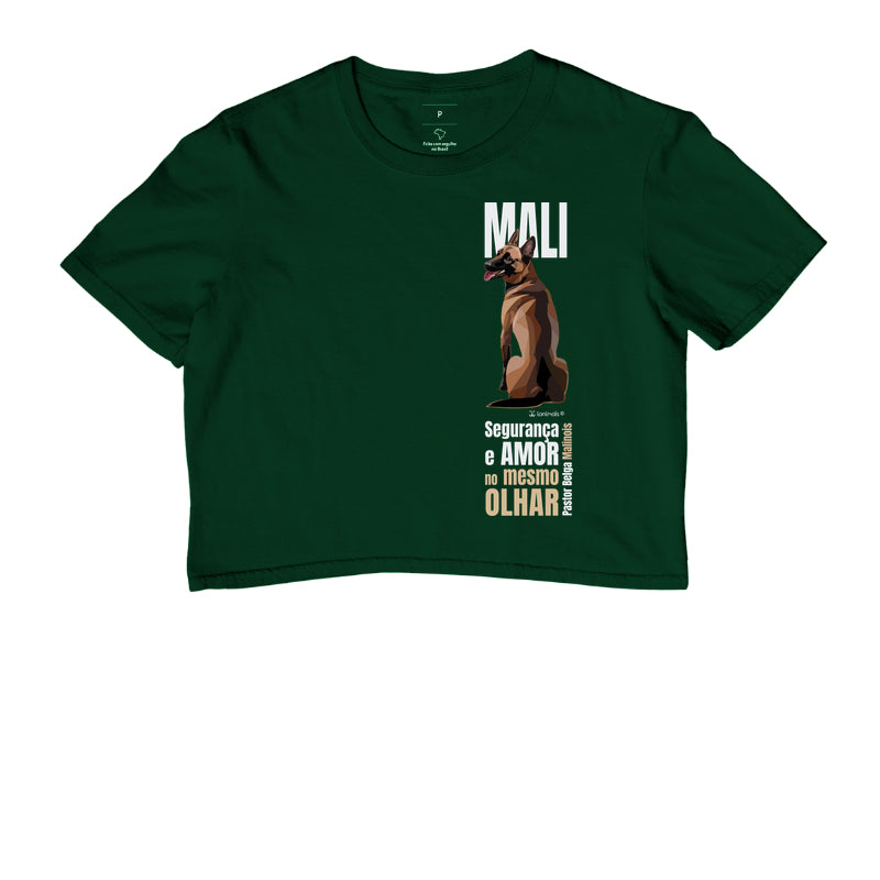 Camiseta Cropped Malinois - Olhar - Essência