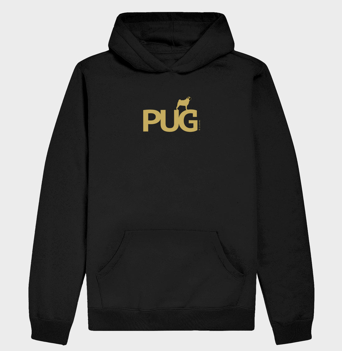 Moletom com Capuz Pug - Identidade (sem cadarço)