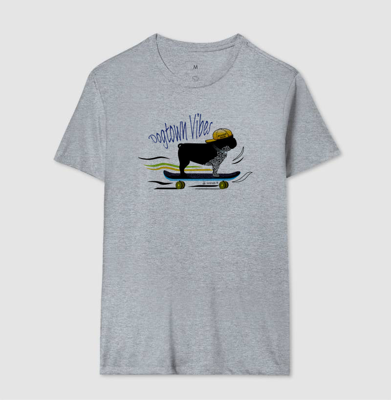 Camiseta Buldogue Inglês - Skatista