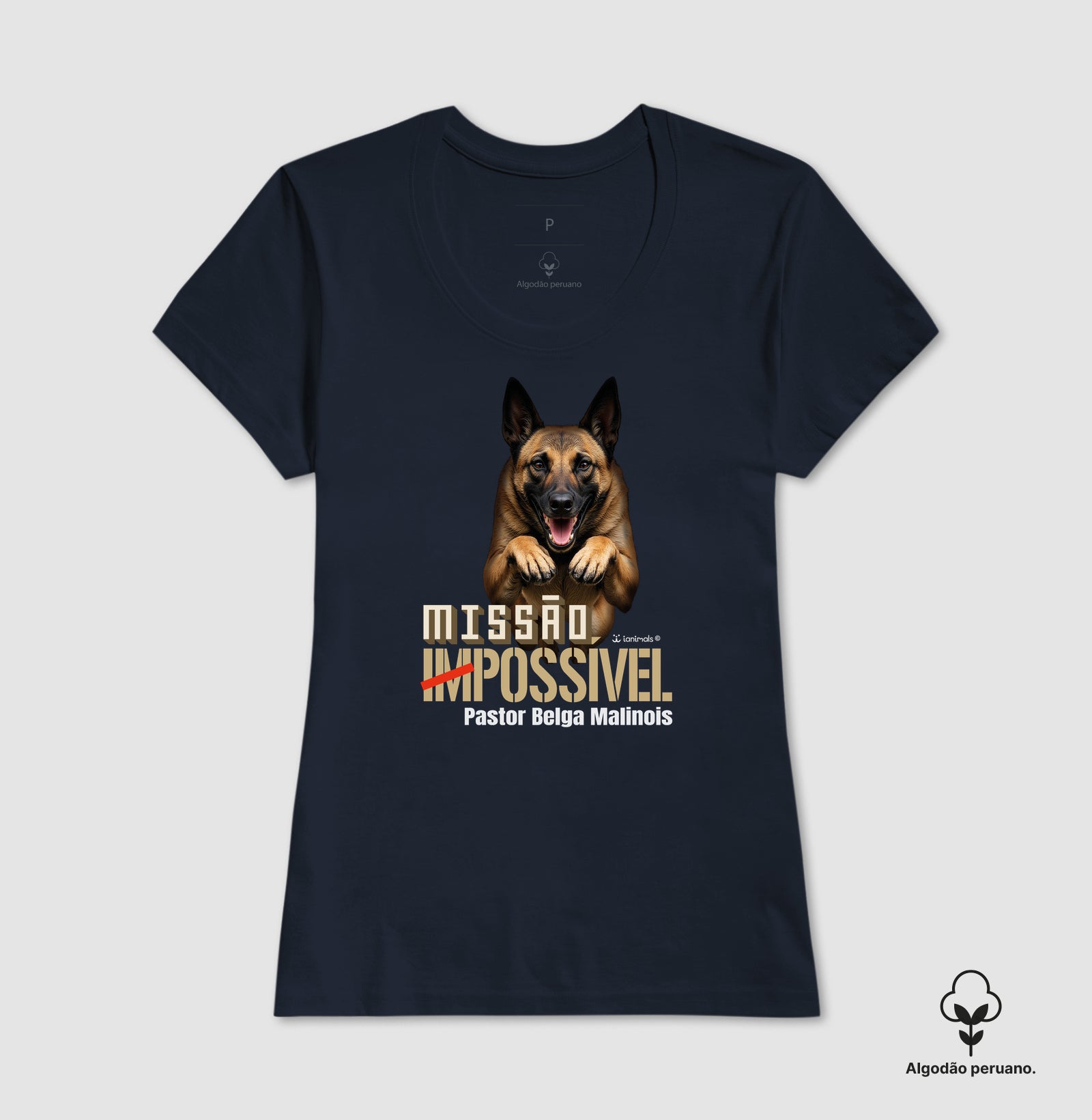 Camiseta INCA SOFT Malinois Missão Impossível - Essência