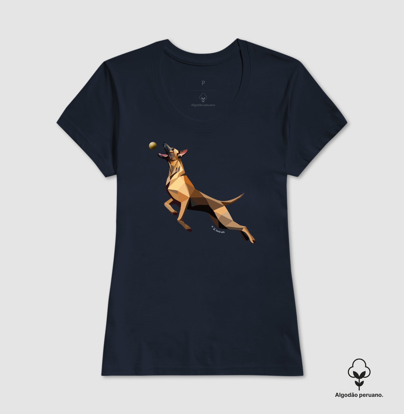 Camiseta “INCA SOFT” Malinois O Pulo - Perfil/Geoma