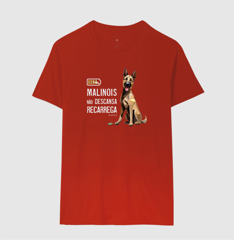 Camiseta Malinois Não Descansa - Essência