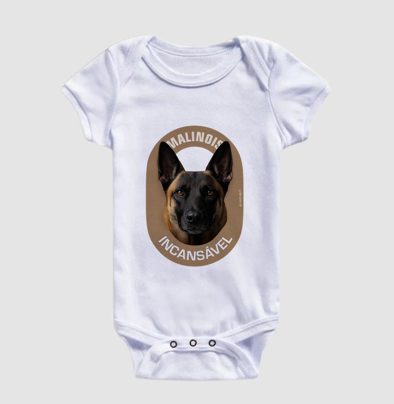 Body Infantil Malinois Incansável - Essência