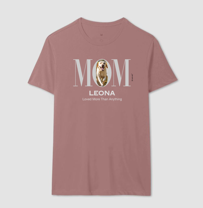 Camiseta MOM or DAD Fotos - 1 ou 3 fotos - Personalizada | iAnimals