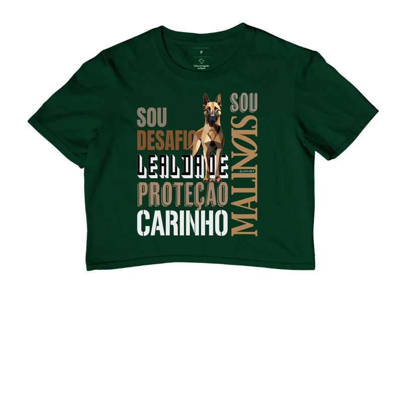 Camiseta Cropped Malinois SOU - Essência