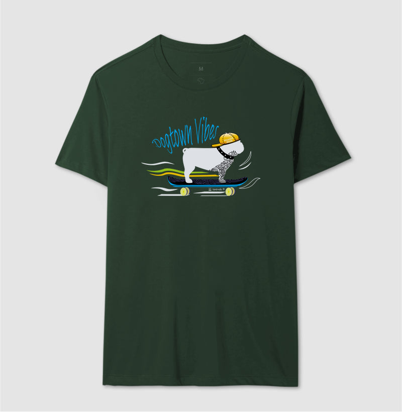 Camiseta Buldogue Inglês - Skatista
