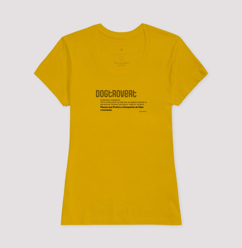 Camiseta Dogtrovert - Coleção Afeto