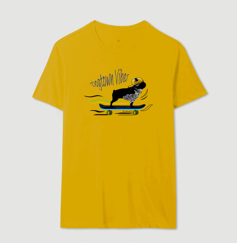 Camiseta Buldogue Francês - Skatista