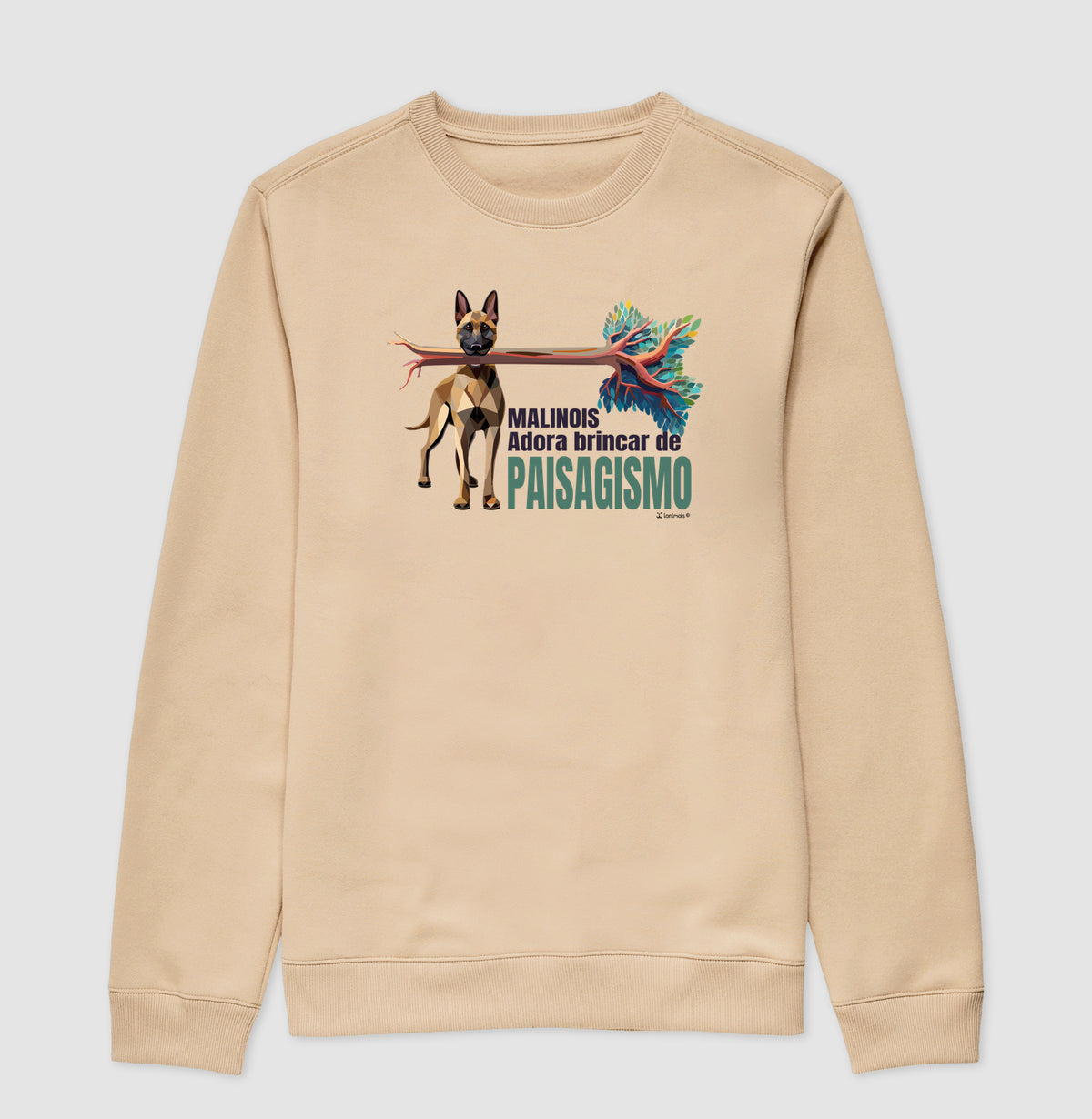 Moletom Suéter Malinois Paisagismo - Essência