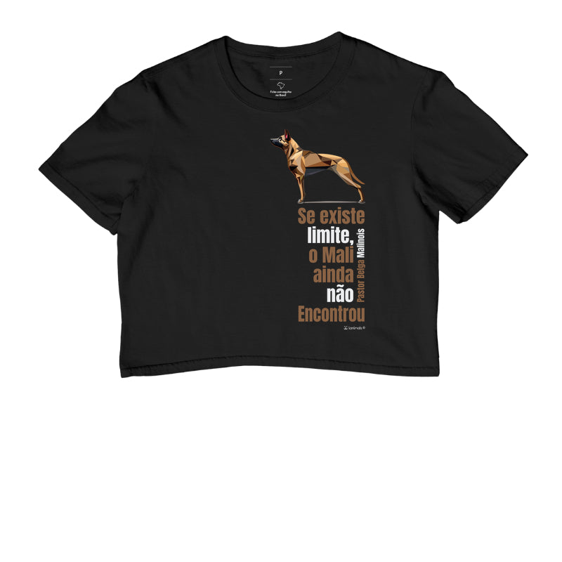 Camiseta Cropped Malinois Limite - Essência