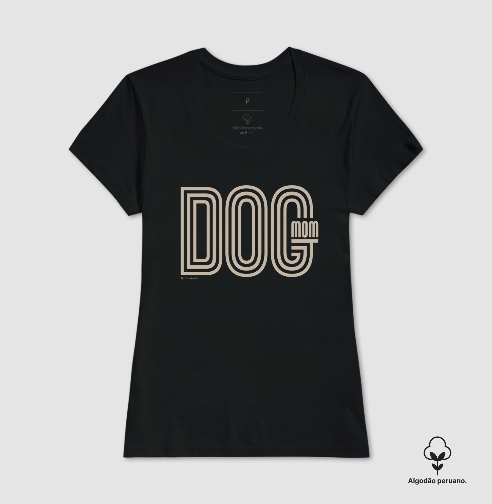 Camiseta “INCA SOFT” Dog Mom  - Coleção AFETO