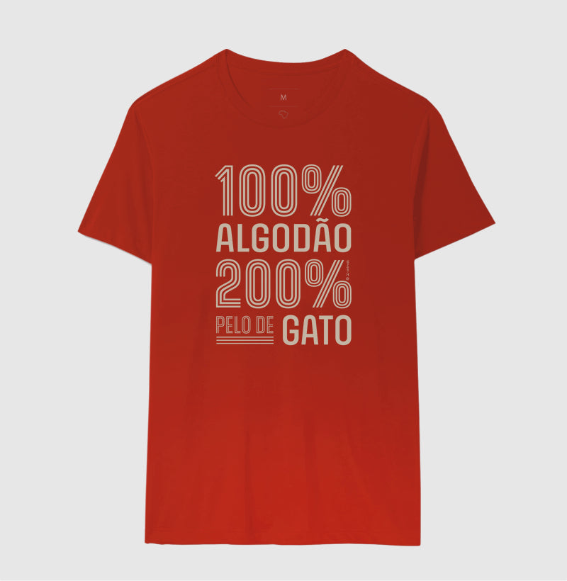 Camiseta 200% pelo de Gato - Coleção AFETO