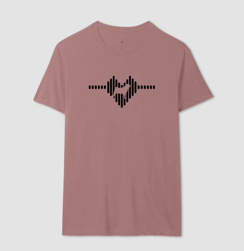 Camiseta Pug - Coleção Coração