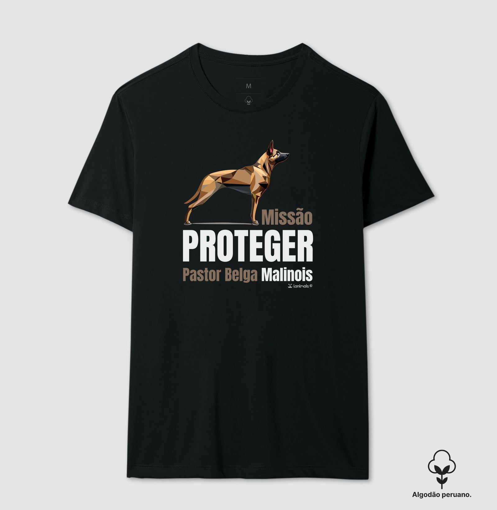 Camiseta Malinois “INCA SOFT” Missão  Proteger - Essência