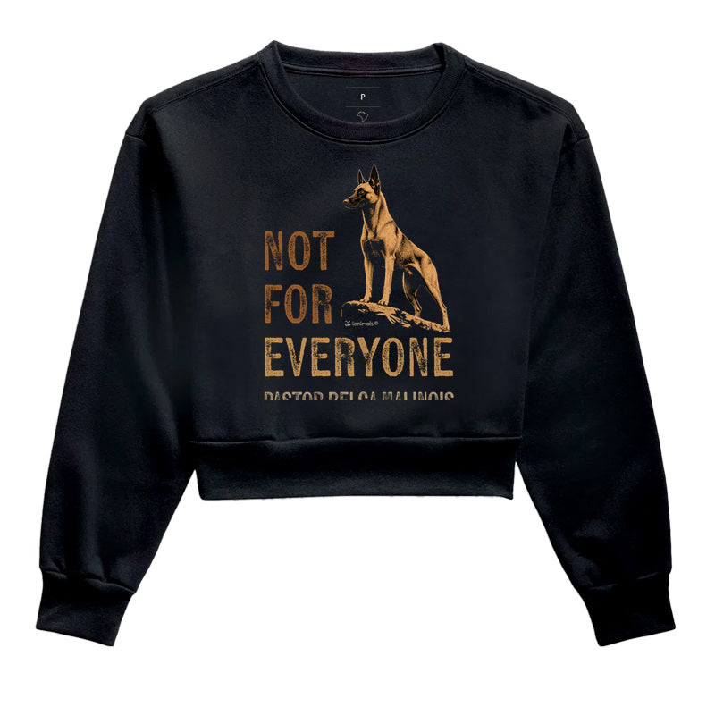 Moletom Cropped Malinois Not For Everyone - Essência