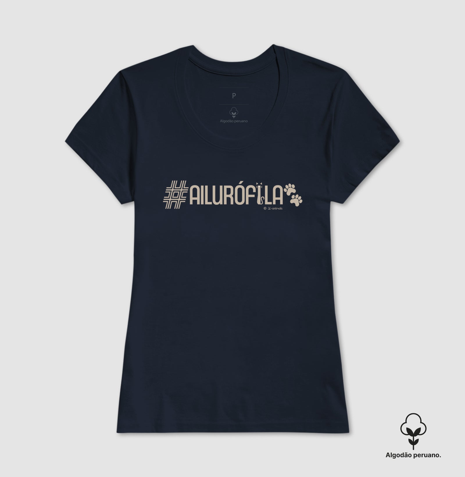 Camiseta “INCA SOFT” #Ailurófila - Coleção AFETO