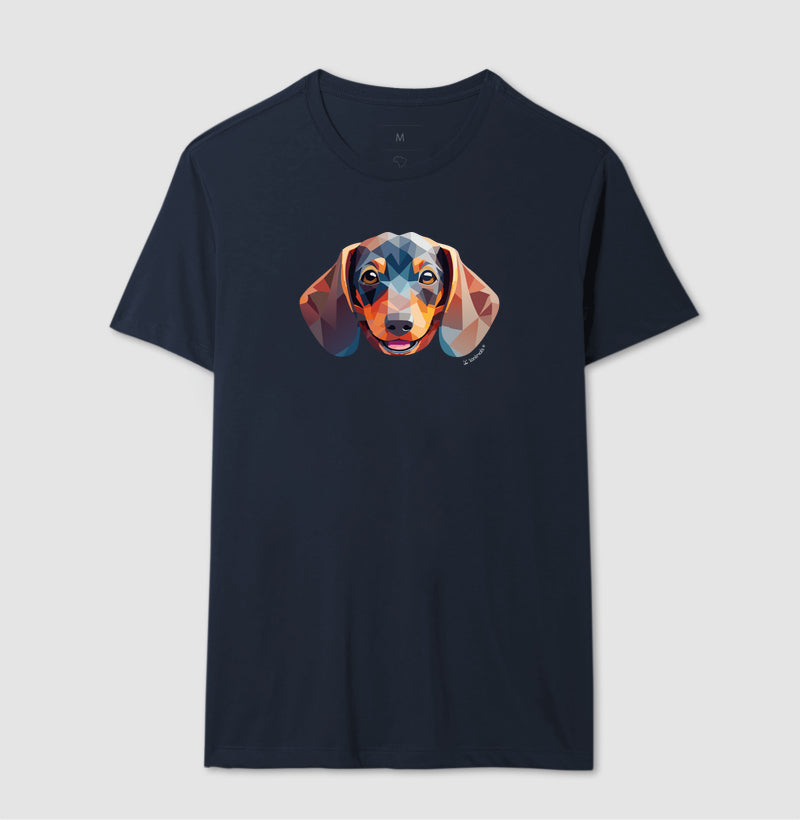 Camiseta Dachshund - Coleção Geoma