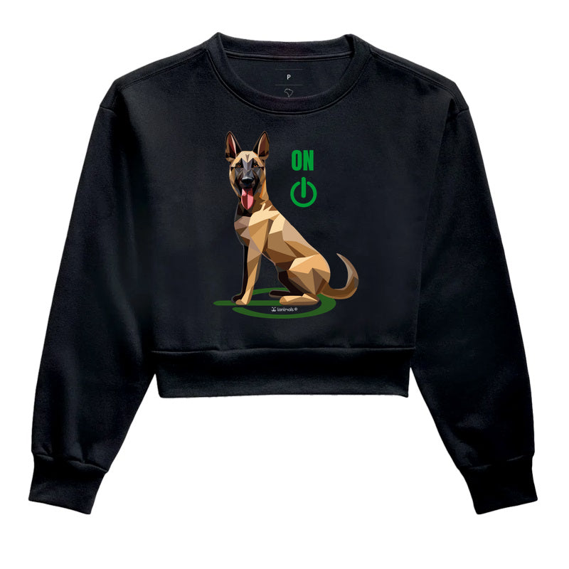 Moletom Cropped Malinois On - Essência