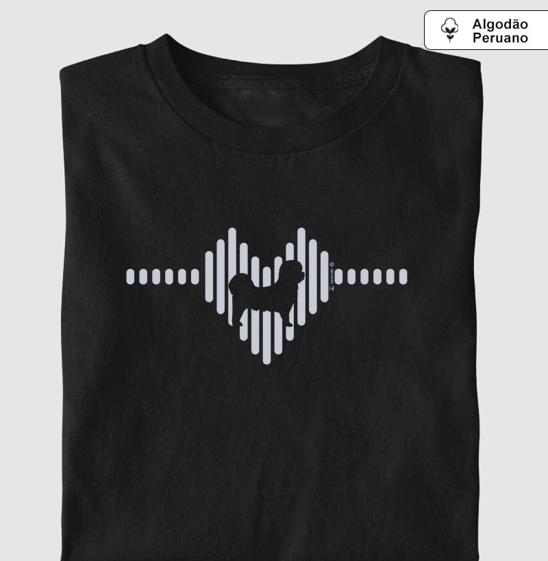 Camiseta “INCA SOFT” Maltês - Coleção Coração