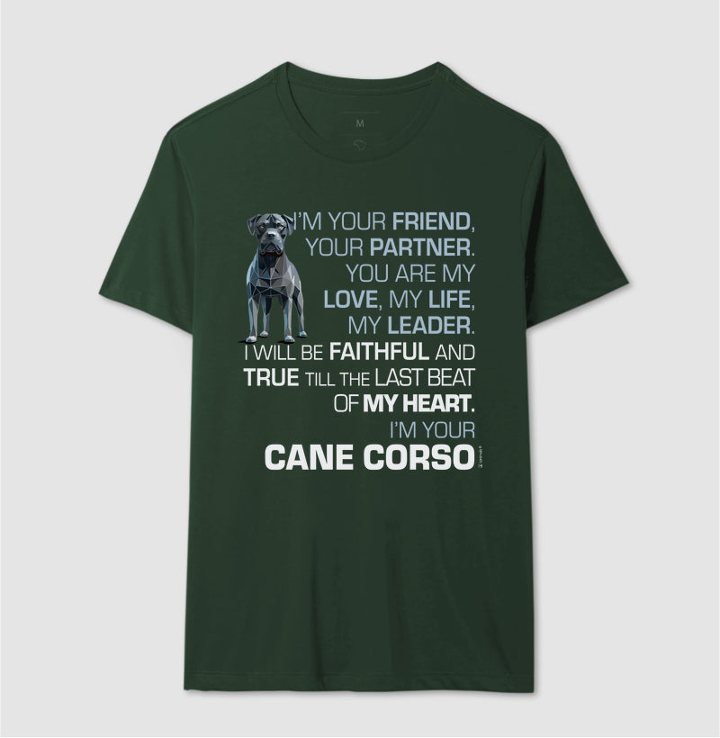 Camiseta Cane Corso Declação - Essência